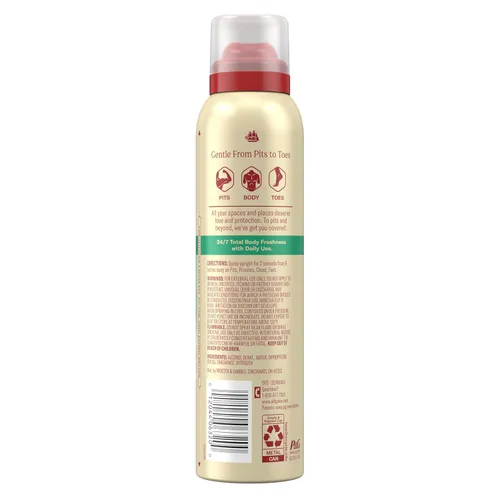 Miniatura 10 de Old Spice Desodorante en aerosol para todo el cuerpo para hombres, sin aluminio, aroma a aloe + lluvia, protección contra olores 24/7, frescura