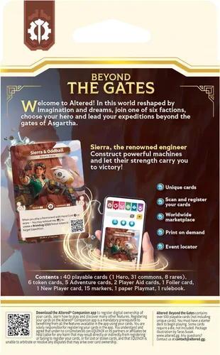 Miniatura 4 de Equinox Altered: Beyond The Gates Axiom - Juego de 40 cartas con Sierra The Engineer, innovador juego sin combate, TCG coleccionable, a partir de 13