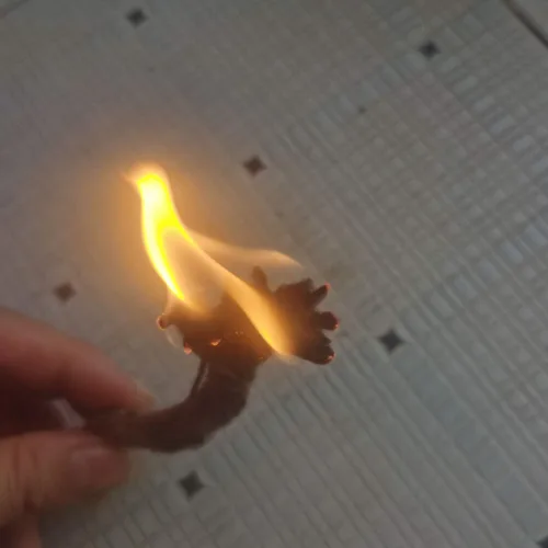 Miniatura 6 de Tinder Rope Natural Tinder Fire Starter Supervivencia Fácil de encender Ficha de fuego para mochileros, senderismo, camping, barbacoas, caza, peces