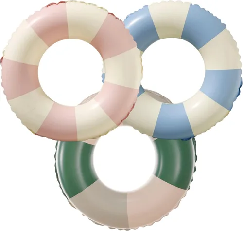 Miniatura 20 de Flotadores de piscina para niños, de 5 a 10 años de edad, tubos de natación inflables de juguete con interior de 11 pulgadas, tubos inflables