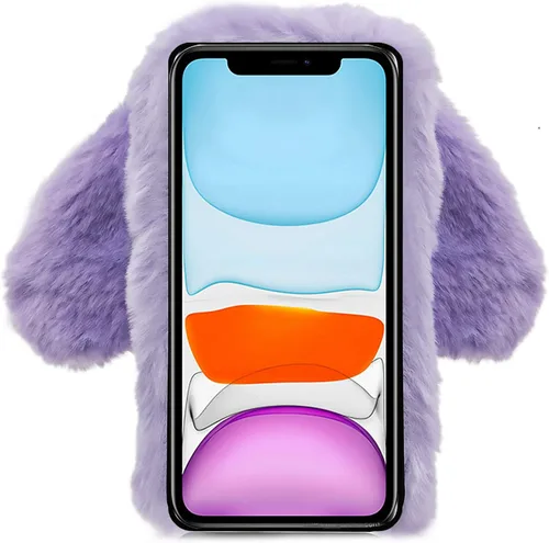 Miniatura 4 de Funda de orejas de conejo para Moto G Stylus 5G 2023, funda con correa cruzada, mullida, bonita, para mujeres y niñas, funda protectora de piel