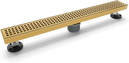 Miniatura 9 de Desagüe lineal de ducha de 12 pulgadas con rejilla extraíble, desagüe de ducha negro mate con accesorios, certificado CUPC rectángulo de drenaje