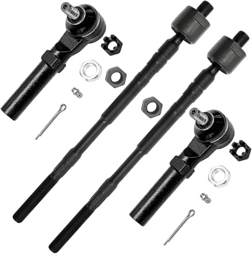 Miniatura 28 de Detroit Axle - 4 barras de acoplamiento delanteras para Kia Forte Koup 14-17, 14-18 Forte Forte5, 4 extremos de barra de acoplamiento exteriores e
