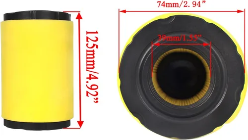 Miniatura 2 de Kit de afinación de filtro de aire y aceite YTH22V46 Z254F para Husqvarna YTH24V48 Z254 Z246 YTA18542 YTH2348 YTA22V46 YTA24V48 YTH24V54 Cortacésped