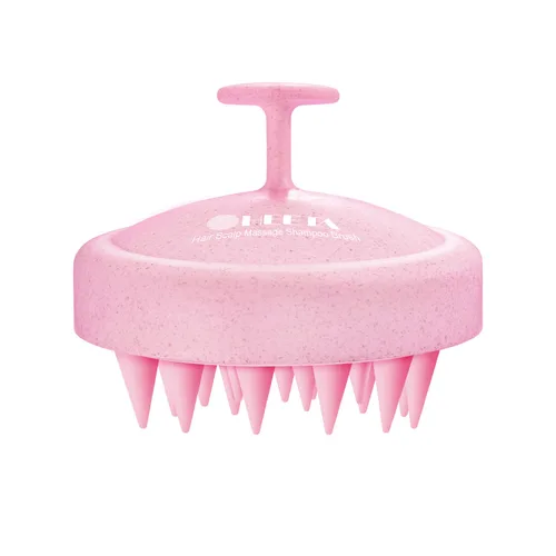 Miniatura 14 de HEETA Masajeador de cuero cabelludo para el crecimiento del cabello, cepillo exfoliante de champú de silicona para el cuero cabelludo