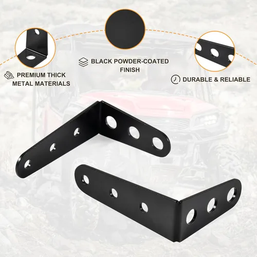 Miniatura 3 de SAUTVS Extensor de portón trasero, soporte de bloqueo de puerta trasera para Honda Pioneer 700 2014-2026, Pioneer 1000 2016-2026, MUV 700 2009-2013