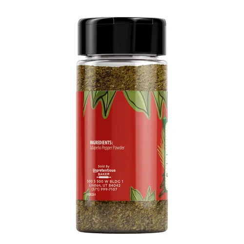 Miniatura 2 de Unpretentious Jalapeño en polvo (5 cucharadas), picante y picante, condimento sabroso, ideal para sopas y salsas