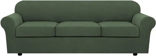 Miniatura 109 de H.VERSAILTEX - 3 fundas de sofá elásticas para 2 cojines de sofá. Fundas para muebles de sala de estar (funda base más 2 fundas de cojín de asiento)