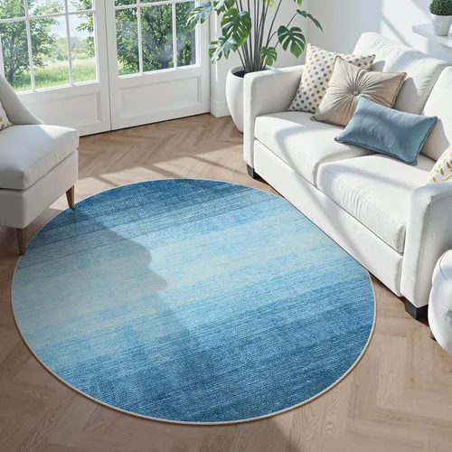 Miniatura 39 de Wonnitar Alfombra rosa lavable de 2 x 6 pies, moderna alfombra de pasillo de baño en degradé, contemporáneo, antideslizante, alfombra degradada