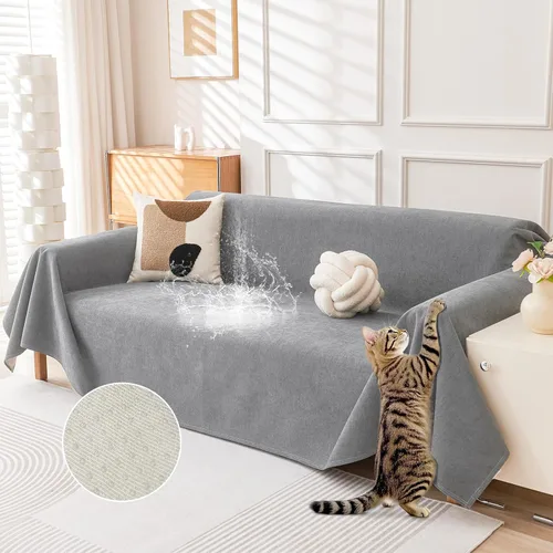 Miniatura 11 de Deep Dream Funda para Sillón Resistente a Arañazos de Gato, Funda Impermeable para Sofá para Perros, Protectores de Sofá Amigables con Mascotas