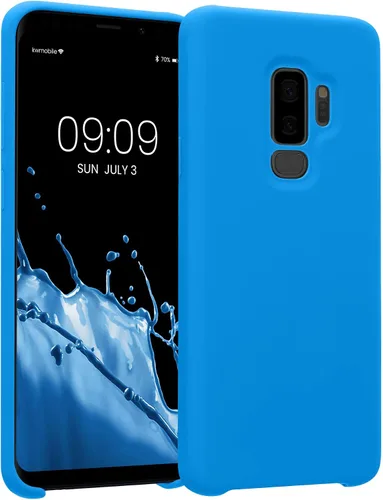 Miniatura 150 de kwmobile Funda compatible con Samsung Galaxy S22 - Funda de silicona TPU con acabado suave - Blue Reef