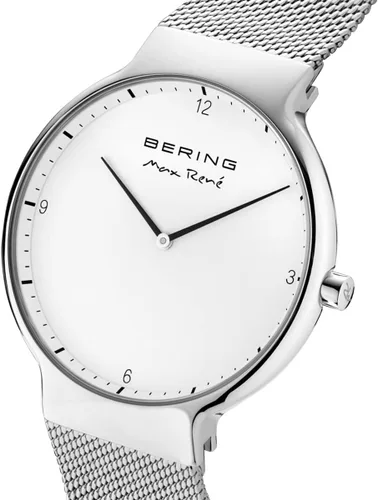 Miniatura 4 de BERING Men Analog Quartz Max René Collection Watch with Stainless Steel Strap & Sapphire Crystal 15540-XXX