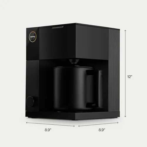 Miniatura 5 de Fellow Aiden - Cafetera de precisión – Jarra térmica de 10 tazas, guía de preparación integrada, programación, tanque de agua extraíble, negro mate