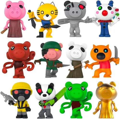 Miniatura 2 de Piggy - Pack misterioso de minifiguras (figura individual de 3 pulgadas, colecciona las 14, Serie 1) [Incluye contenido descargable]