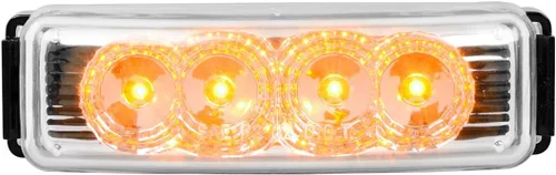 Miniatura 13 de GG Grand General 77853 Luz LED rectangular rojo/transparente Spyder con soporte negro Rojo (Red/Clear)