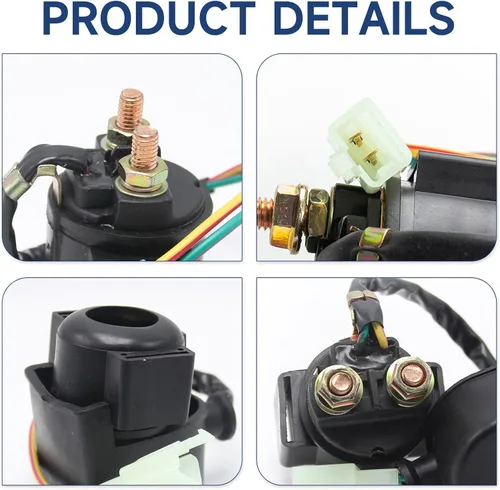 Miniatura 4 de Relé de arranque solenoide para fabricación china 50 cc 70 cc 90 cc 100 cc 110 cc 125 cc CUATRICICLO, MOTO ENDURO, KARTINGS, MINIMOTOS, CHOPPER