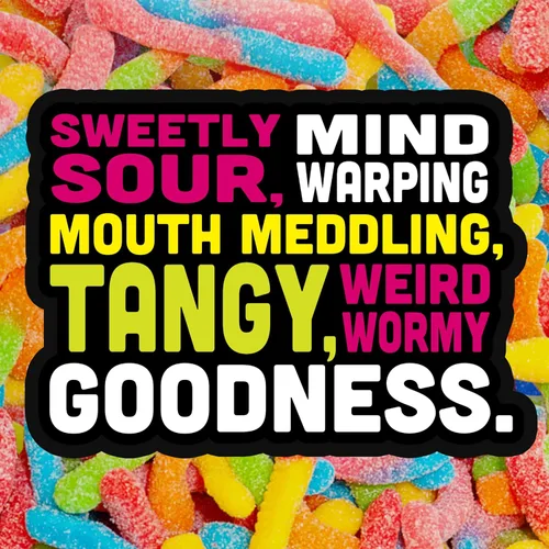 Miniatura 5 de Trolli - Gusanos de goma Sour Brite Crawlers, bolsa de caramelos a granel de 5 libras