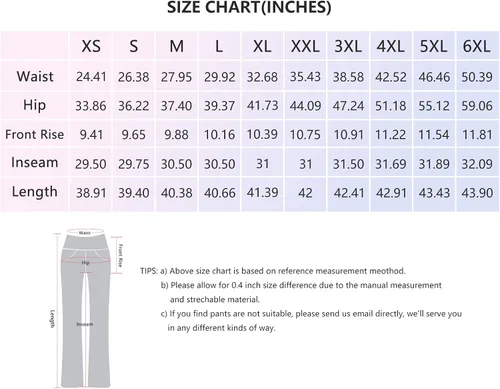 Miniatura 6 de nuveti Pantalones de yoga con corte de bota para mujer, control de abdomen, no se transparentan, pantalones de yoga