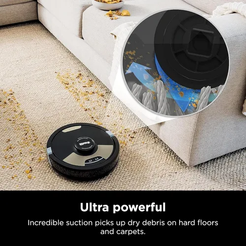Miniatura 7 de Shark AI Ultra - Robot aspirador y trapeador 2 en 1 con trapeador sónico, limpieza matriz, mapeo del hogar, base de vacío automático HEPA sin bolsa