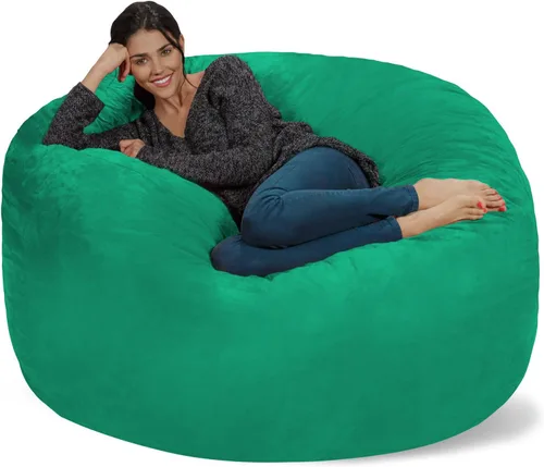 Miniatura 46 de Chill Sack Bean Bag Funda para silla, 3 pies, microgamuza - Oliva