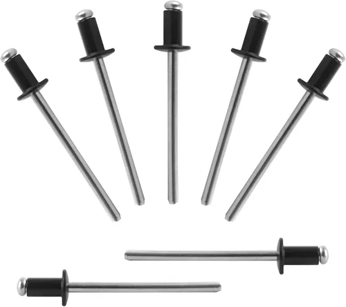 Miniatura 11 de ALLCLEAN 50 piezas de remaches ciegos profesionales de acero inoxidable de 1/4" x 1/2", remaches POP de 6,4 x 12 mm, agarre y mandril de acero
