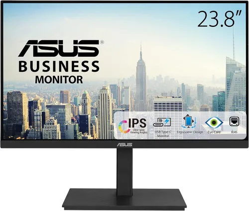 Miniatura 2 de ASUS Monitor de acoplamiento 1080P de 23.8 pulgadas (VA24ECPSN) - Full HD, IPS, 75Hz, sincronización adaptativa, altavoces, cuidado de los ojos, luz
