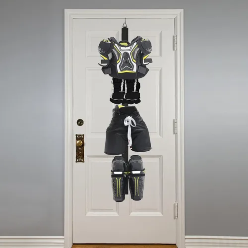 Miniatura 4 de Percha de hockey portátil colgante Dryig Rack Regalos para el hogar y al aire libre Uso en hockey sobre hielo, patinaje, fútbol, camping, pesca, 5