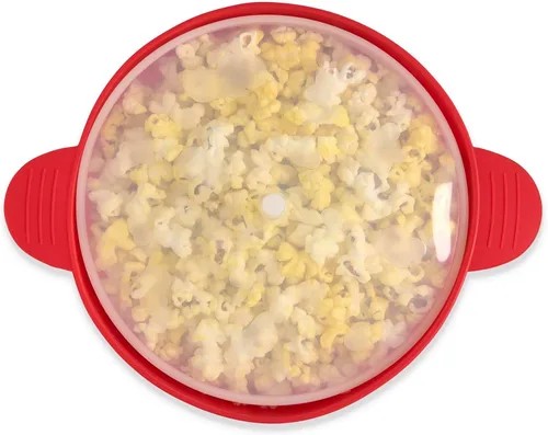 Miniatura 4 de HIC Kitchen Máquina para hacer palomitas de maíz para microondas, silicona