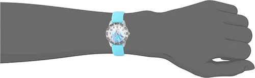Miniatura 5 de Disney Frozen Kids Plastic Time Teacher Analog Quartz Nylon Strap Watch