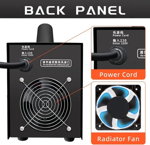 Miniatura 5 de LSL-4000 Máquina de limpieza de electrólisis de perlas de soldadura 220V, limpiador industrial de soldadura para TIG, soldaduras por puntos.