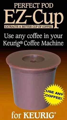 Miniatura 8 de Perfect Pod EZ-Cup para cafeteras Keurig 1.0, cápsula de café K-Cup reutilizable de 1 corriente, filtro de café recargable