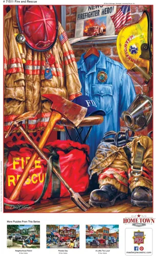 Miniatura 4 de MasterPieces Rompecabezas de 1000 piezas para adultos, familia o jóvenes, fuego y rescate - 19.25 x 26.75 pulgadas