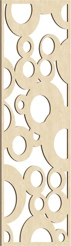 Miniatura 85 de Farwell Paneles de pared decorativos de madera con calado, 13 3/8 pulgadas de ancho x 34 3/8 pulgadas de alto x 1/4 de alto, roble rojo rojo