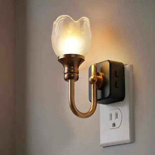 Miniatura 30 de L LOHAS LED - Luces nocturnas enchufables en la pared, temperatura de color ajustable 3000K/4000K/5000K, luz nocturna de burbujas con sensor