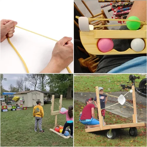Miniatura 6 de Tubo de banda de goma de látex natural de 0.079 in de diámetro 32.8 ft de longitud para tirachinas catapulta piezas elásticas caza al aire libre