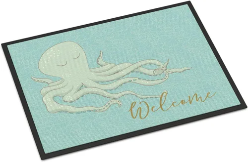 Miniatura 20 de Caroline's Treasures BB8537MAT - Felpudo de delfín bajo el agua de 18 x 27 pulgadas, tapete para puerta delantera interior y exterior, para entrada