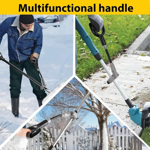 Miniatura 6 de Mango universal para pala de nieve, accesorio de mango protector de espalda para pala de nieve, extensión de mango ergonómico de elasticidad, ajuste