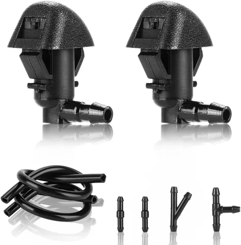Un conjunto de 2 boquillas de rociador de parabrisas frontal - Compatible con Honda Odyssey 3.5L V6-Gas 2011-2017 - Reemplazo de la pieza