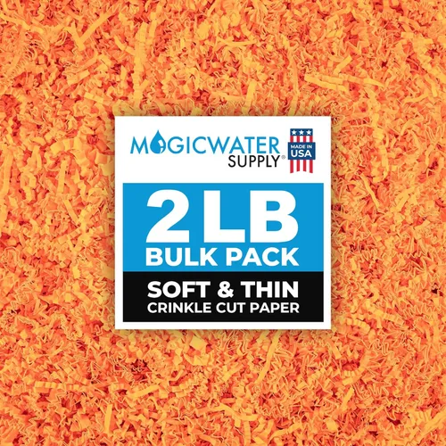 Miniatura 7 de MagicWater Supply Papel de corte arrugado suave y fino, 2 libras, color azul bebé, relleno de papel para envolver regalos, relleno de cestas