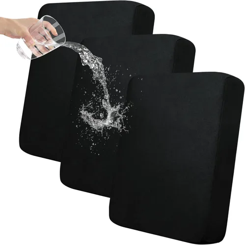 Miniatura 60 de Easy-Going - Fundas elásticas 100% impermeables para cojín de sofá, funda protectora para cojín de sofá, protector de muebles elástico para niños