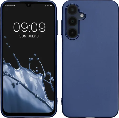 Miniatura 108 de kwmobile Funda compatible con Samsung Galaxy A23 4G / 5G - Funda de silicona TPU metálica suave y delgada - Rojo oscuro metálico