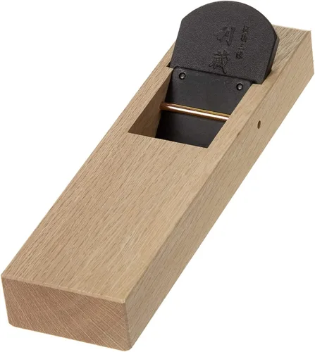 Miniatura 4 de KAKURI Plano de mano japonés Mini 2.283 in para carpintería [sistema de cuchillas reemplazables], hoja de repuesto 2.283 in (3 unidades), fabricado