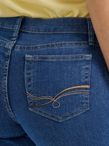 Miniatura 4 de Riders por Lee Indigo Pantalón de Jean de mujer corte clásico pierna recta