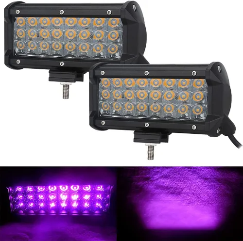 Miniatura 10 de Barra de luz LED verde todoterreno de 36 W, 7 pulgadas, luces antiniebla impermeables para furgoneta, camioneta, camión, ATV, UTV, SUV, camión