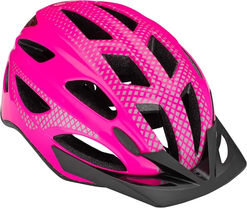 Schwinn Casco iluminado con viga, tamaño 22.8 - 24.4 in para ciclistas a partir de 14 años, luz LED trasera, tiras reflectantes, esfera y correas