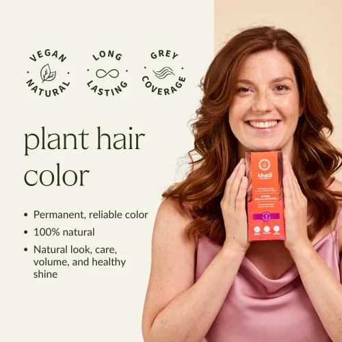 Miniatura 3 de Khadi - Color de cabello Henna, Amla y Jatropha 3.53 oz