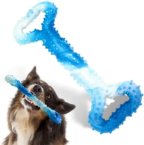 Juguetes para perros para masticadores agresivos, juguetes grandes para perros con diseño convexo, juguete de goma natural para perros enérgicos,