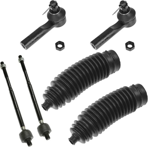 Miniatura 108 de TRQ Kit de dirección interior y exterior para lado del conductor y del pasajero delantero, con cremallera de dirección y fuelle de piñón compatible