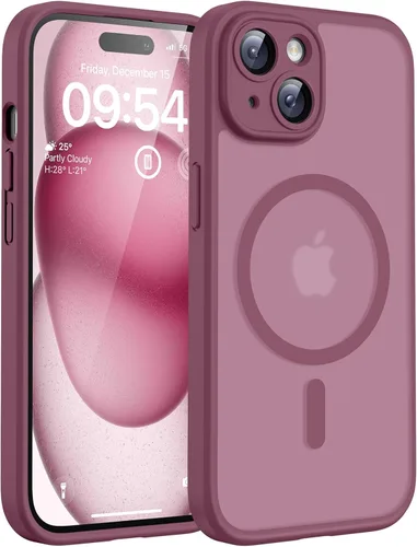 Miniatura 109 de TOCOL Funda magnética 3 en 1 para iPhone 14 Pro, mejorada [protección completa de cámara] con 2 protectores de pantalla, funda de grado militar Azul