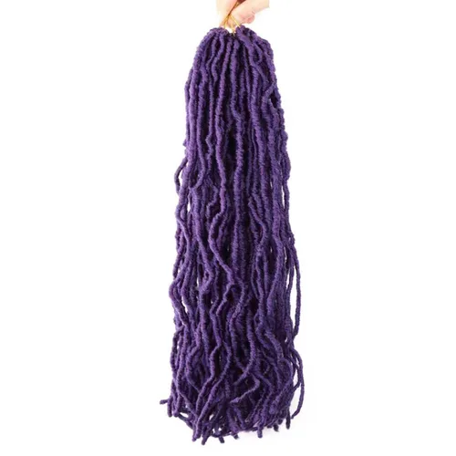 Miniatura 54 de 6 Paquetes Soft Locs Cabello de Ganchillo Pre Looped Faux Locs Trenzas de Ganchillo Goddess Locs Dreadlocs Cabello Sintético Para Mujeres Negras 1b